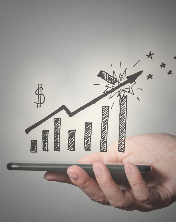 Improving graph showing growth
